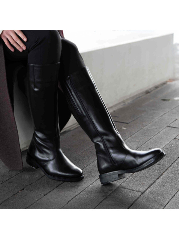 Vasky Női bőr csizma Vasky Lady fekete