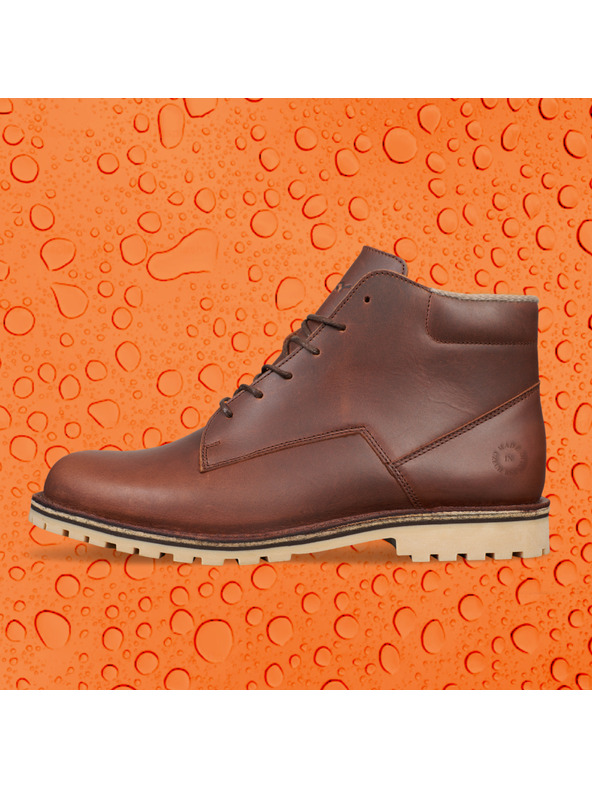 Vasky Női bőr bokacsizma barna - őszi / téli csizma, Vasky Hillside Waterproof lábbeli