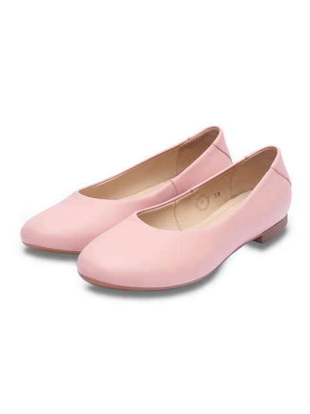 Vasky Vasky Misty Pink Bőr balerinák rózsaszín - tavaszi / őszi cipő Cseh gyártás Zlínből 35 EU