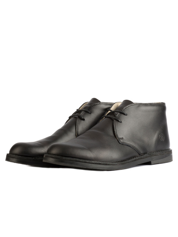 Vasky Női bőr bokacsizma fekete - tavaszi / őszi csizma, cipő Vasky Desert