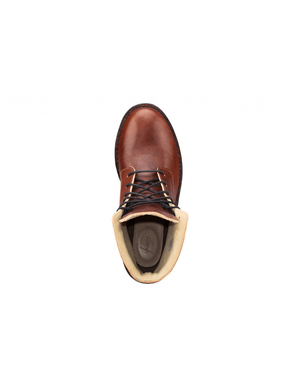 Vasky Női bőr bokacsizma sötétbarna - őszi / téli csizma, cipő Vasky Lydie