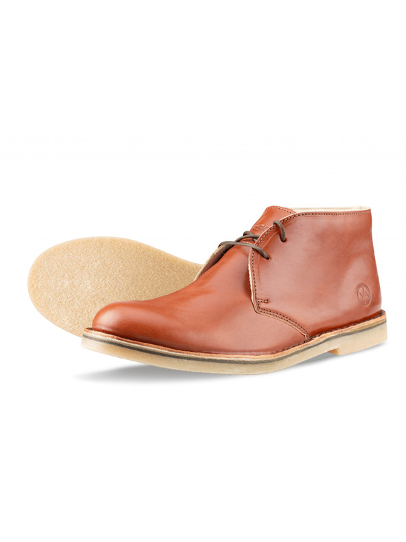 Vasky Női bőr bokacsizma barna - tavaszi / őszi csizma, cipő Vasky Desert Cognac