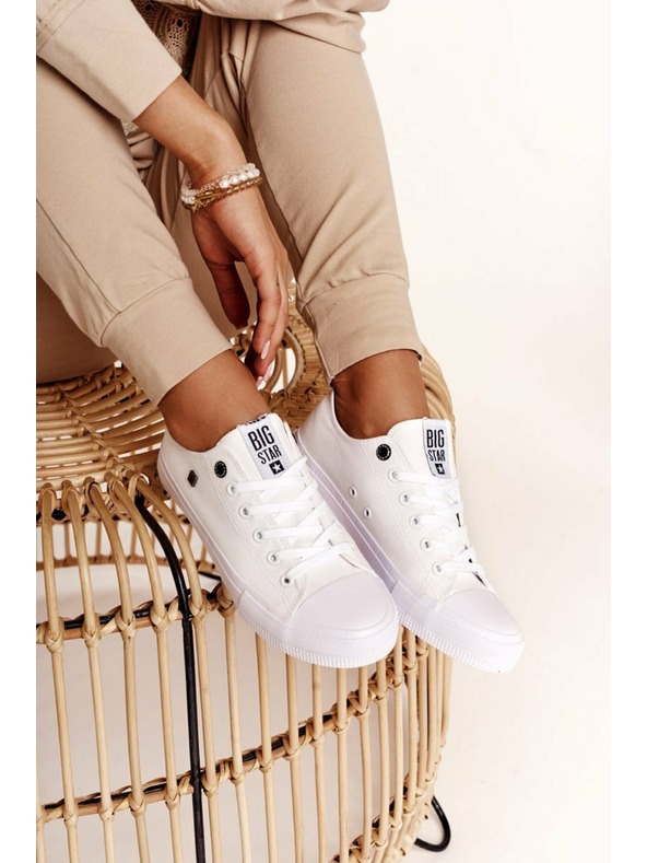BIG STAR SHOES Női Big Star Classic edzőcipő - Fehér