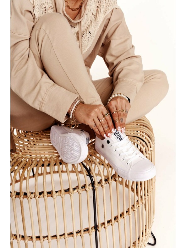 BIG STAR SHOES Női Big Star Classic edzőcipő - Fehér