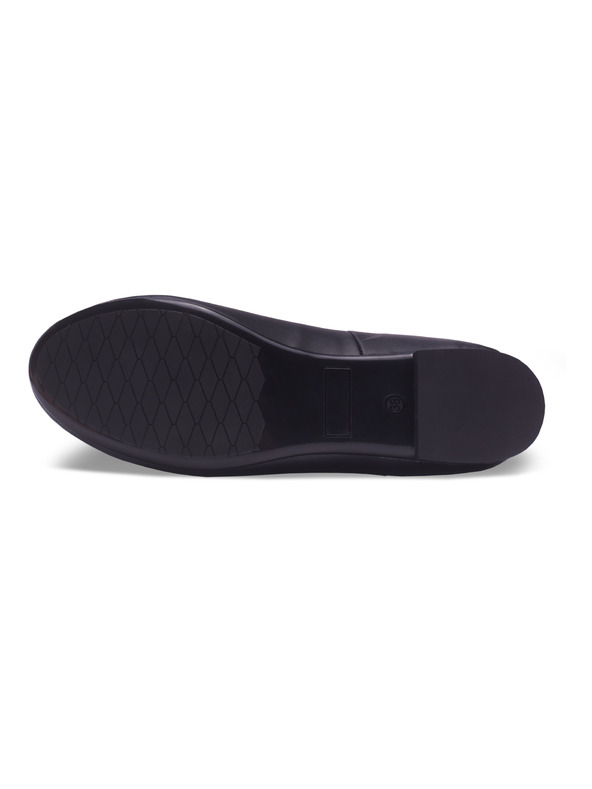 Vasky Bőr balerinák fekete - tavaszi / őszi cipő VASKY