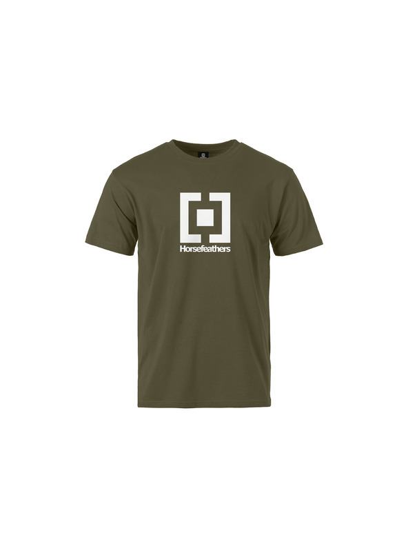 Horsefeathers Base póló - égett olajbogyó méret L HORSEFEATHERS