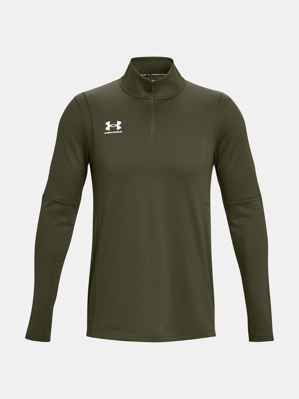 Under Armour Khaki Under Armour férfi Ch.Midlayer sportpóló