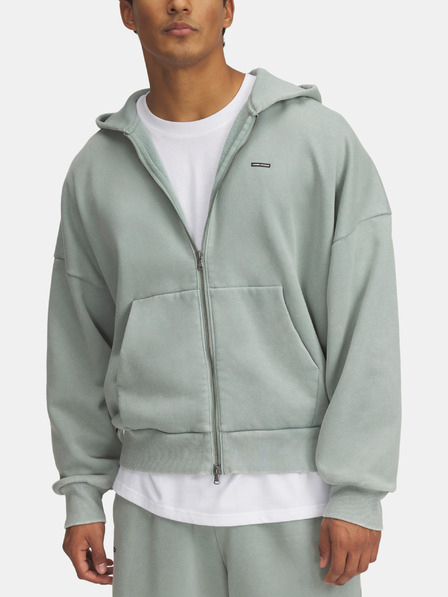 Under Armour Férfi felső Under Armour Icon HWT Fleece Wash FZ