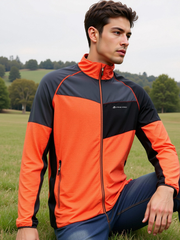 ALPINE PRO Gyorsan száradó férfi melegítőfelső hűvös szárítással ALPINE PRO ONNEC 2