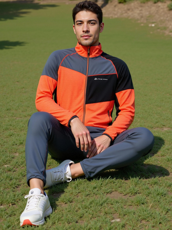 ALPINE PRO Gyorsan száradó férfi melegítőfelső hűvös szárítással ALPINE PRO ONNEC 2