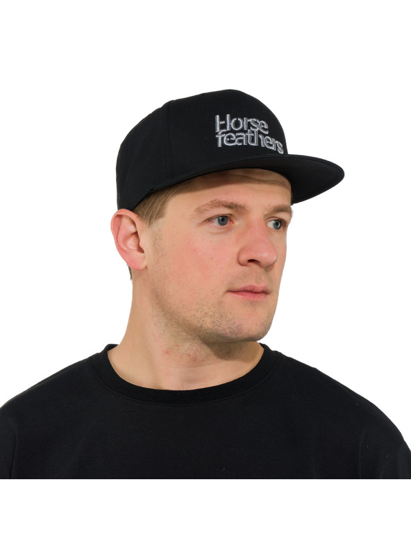 Horsefeathers Rise sapka - fekete HORSEFEATHERS