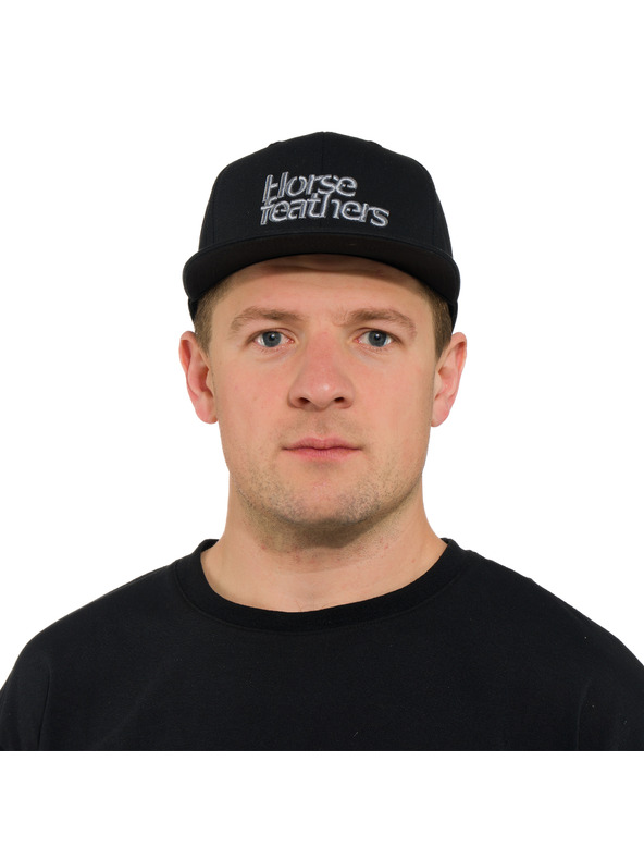 Horsefeathers Rise sapka - fekete HORSEFEATHERS