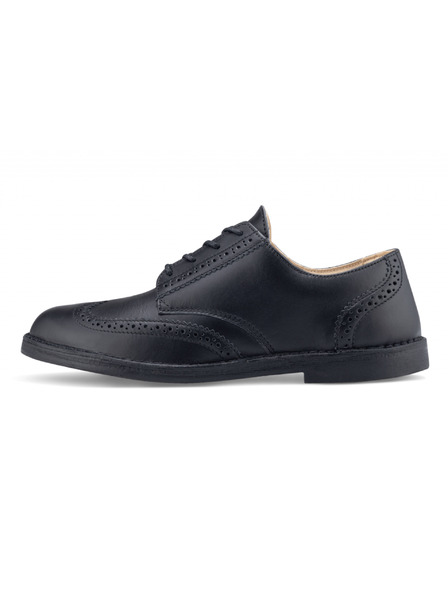 Vasky Férfi fekete bőr félcsizma - tavaszi / őszi csizma, cipő Vasky Brogue Low Noir