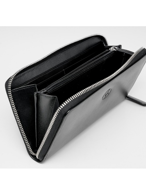 Vasky Női bőr pénztárca fekete - férfi túl cseh gyártmányú Vasky Lily