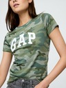 GAP GAP logó v-ss camo arch póló