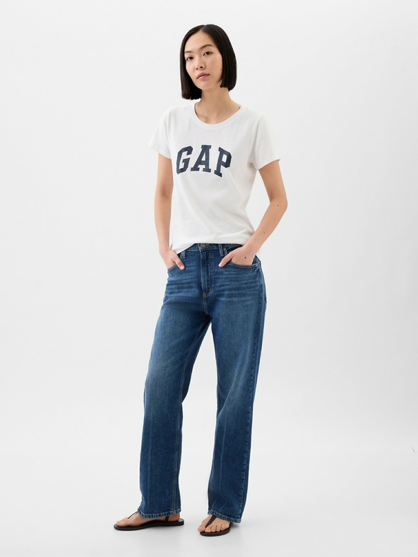 GAP GAP logó v-ss camo arch póló