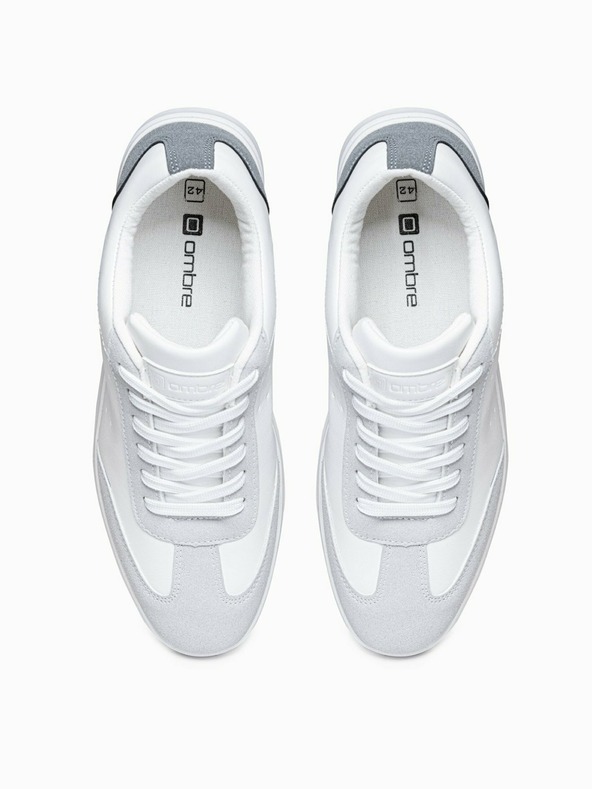 Ombre Clothing Fehér Férfi edzőcipő Ombre ruházat T373