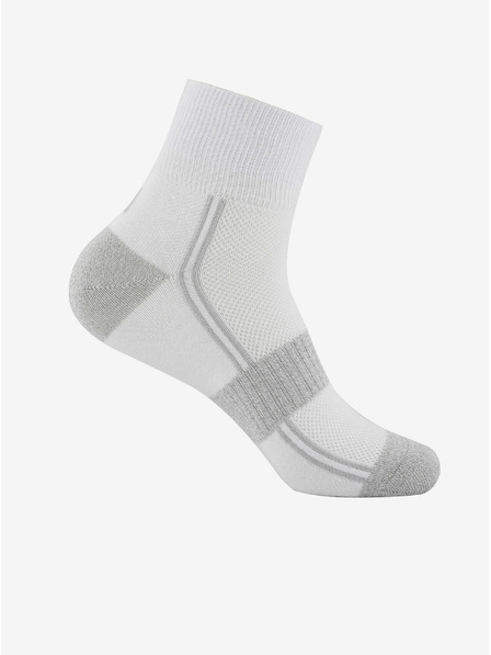 ALPINE PRO Alpine Pro 3HARE 2 szürke és fehér unisex zokni