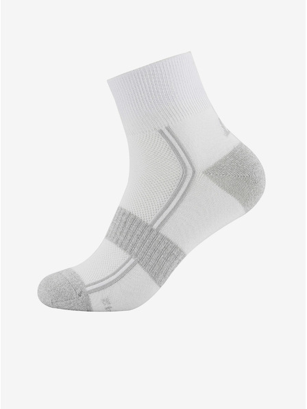 ALPINE PRO Alpine Pro 3HARE 2 szürke és fehér unisex zokni