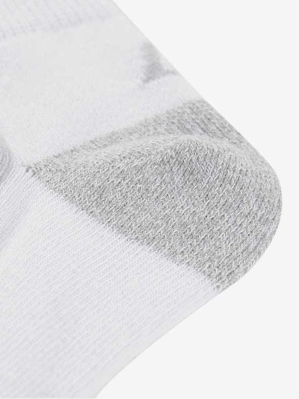 ALPINE PRO Alpine Pro 3HARE 2 szürke és fehér unisex zokni