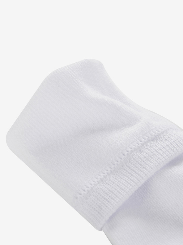 ALPINE PRO Fehér uniszex zokni - 2 pár ALPINE PRO 2ULIANO