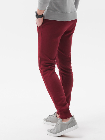 Ombre Clothing Férfi bordó alap tréningnadrág Ombre Clothing