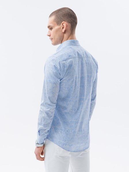 Ombre Clothing Világoskék férfi ing Ombre ruházat K609
