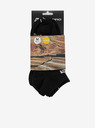 ALPINE PRO Három pár uniszex zokni fekete színben ALPINE PRO 3UNICO