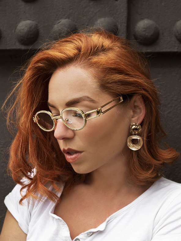 VEYREY VeyRey Tiszta szemüveg Ovális Clair Arany