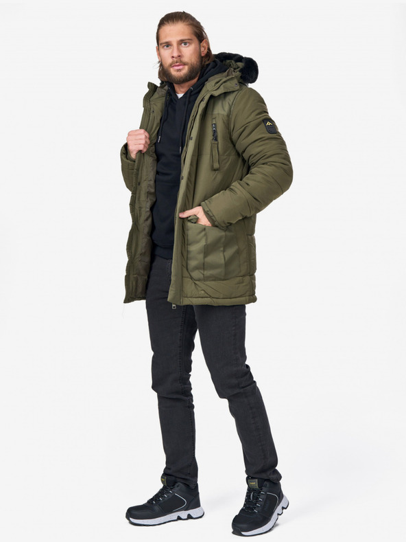 NAX Férfi khakiszínű kabát NAX REXEW