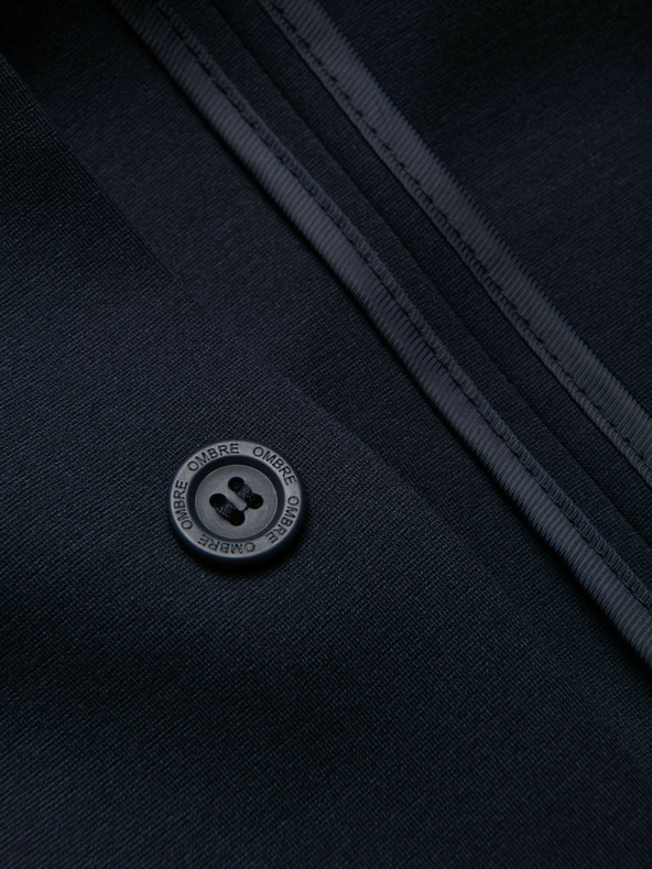 Ombre Clothing Sötétkék férfi kabát zsebekkel Ombre Clothing Ombre Clothing