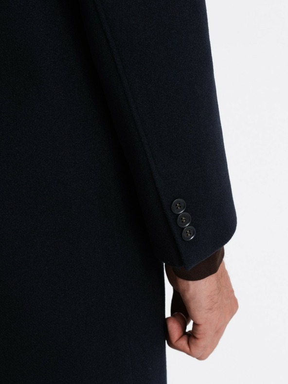 Ombre Clothing Férfi egyberészes kabát gallérral és alsókabáttal Ombre ruházat