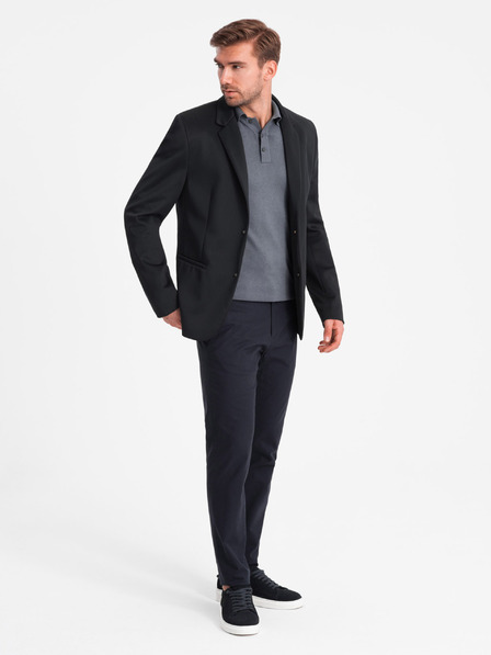 Ombre Clothing Férfi kabát kivehető béléssel és kapucnival Ombre Ruházat