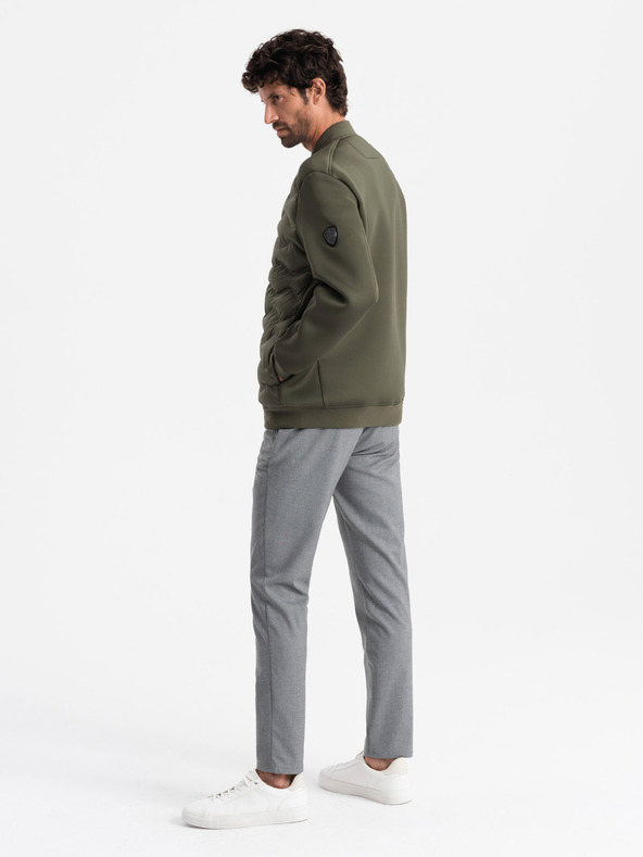 Ombre Clothing Férfi steppelt bomberdzseki Ombre Ruházat