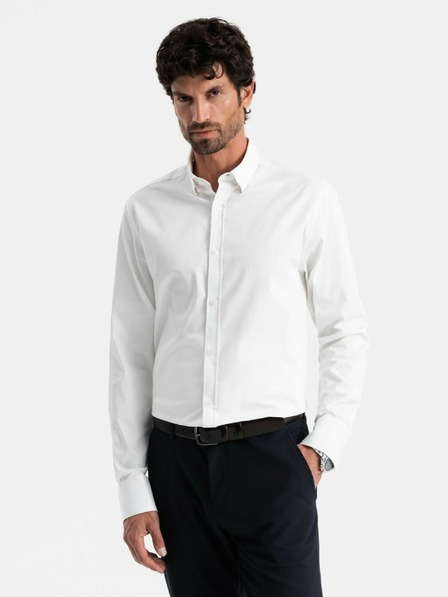 Ombre Clothing Férfi szatén ing Ombre Clothing SLIM FIT V1 OM-SHOS-0176 OM-SHOS-0176