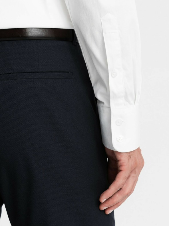 Ombre Clothing Férfi szatén ing Ombre Clothing SLIM FIT V1 OM-SHOS-0176 OM-SHOS-0176