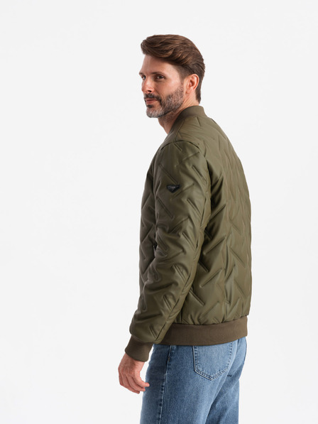 Ombre Clothing Férfi bomber dzseki dombornyomással Ombre Clothing Ombre Clothing
