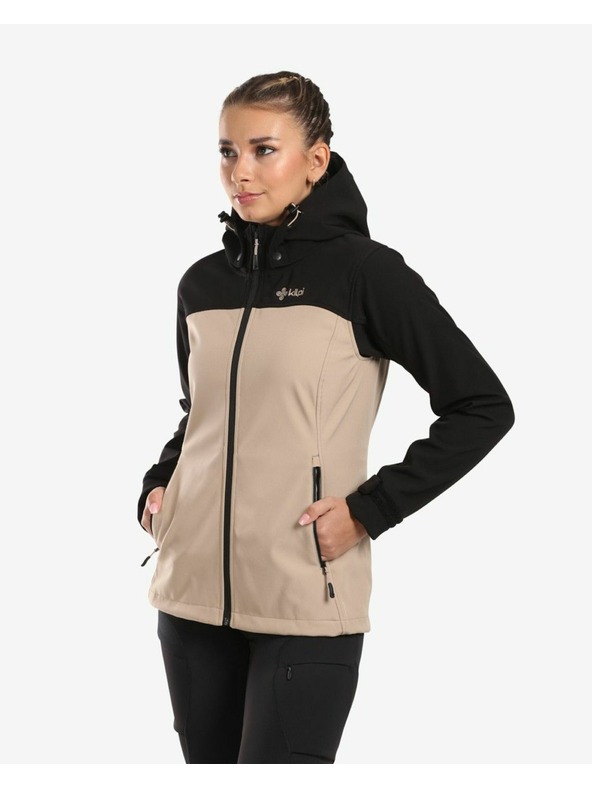 Kilpi Női Kilpi RAVIA-W Softshell kabát bézs színű