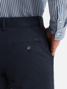 Ombre Clothing Férfi egyszínű chino nadrág REGULAR FIT sötétkék Ombre ruházat