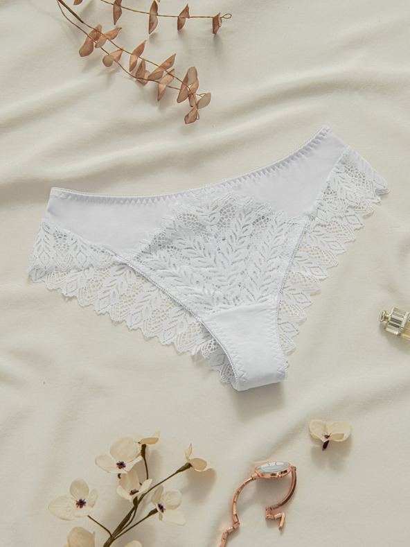 Edoti EDOTI Női chino nadrág, fehér