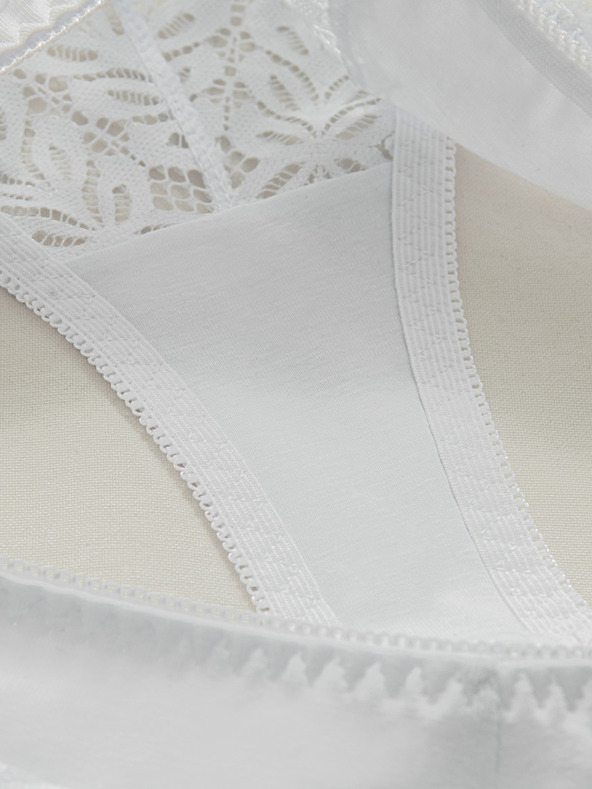 Edoti EDOTI Női chino nadrág, fehér