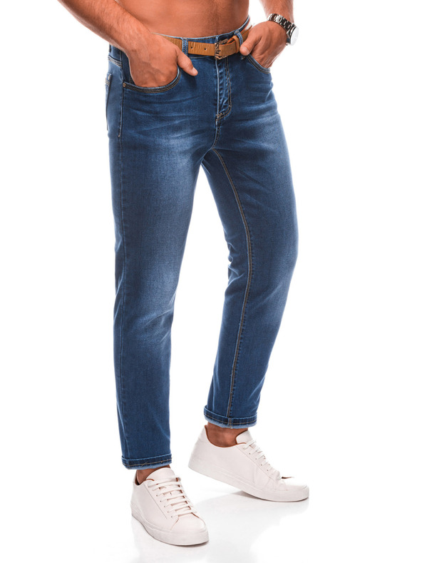 Edoti EDOTI Férfi farmer nadrág, kék