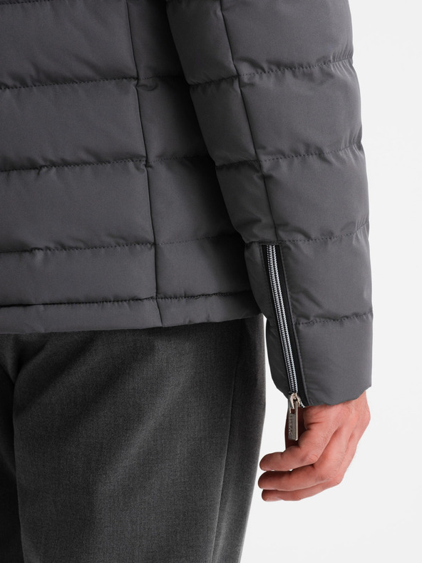 Ombre Clothing Férfi steppelt kabát Ombre Ruházat