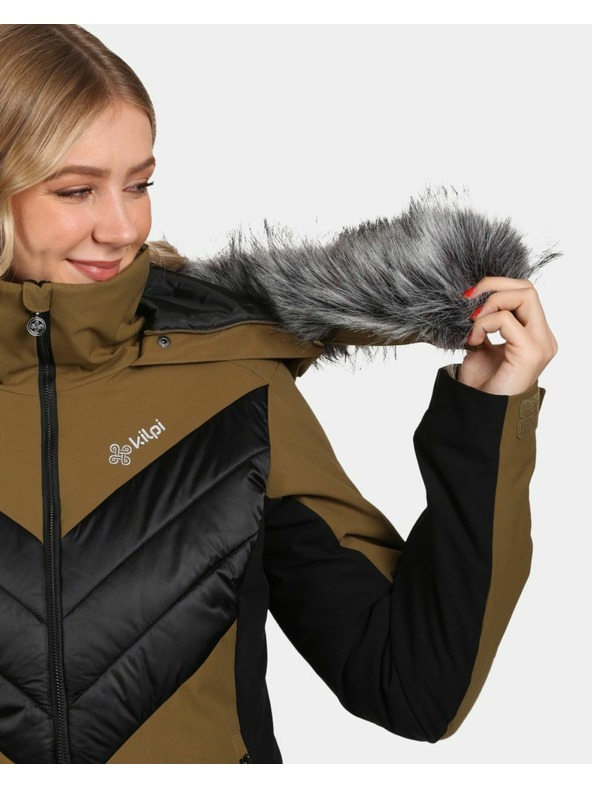 Kilpi Női sí dzseki Kilpi LIN-W Khaki