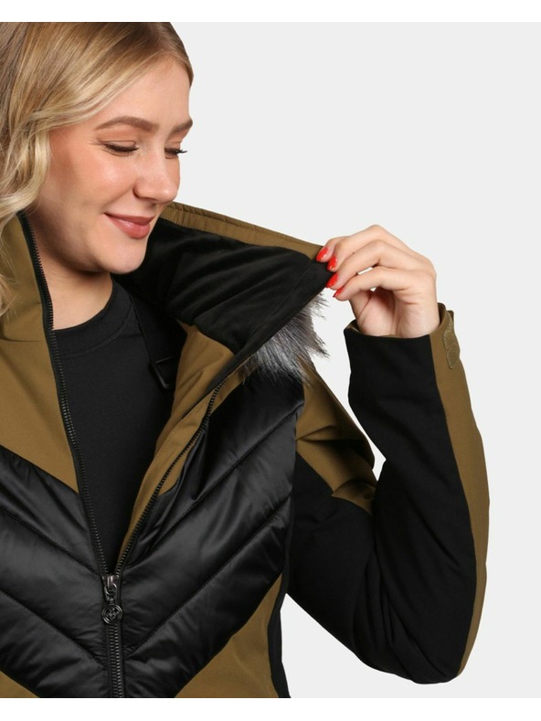 Kilpi Női sí dzseki Kilpi LIN-W Khaki