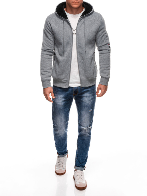 Edoti Férfi kapucnis pulóver 1701B Edoti