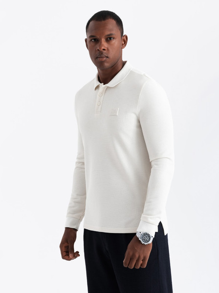 Ombre Clothing Férfi hosszú ujjú póló póló Ombre ruházat