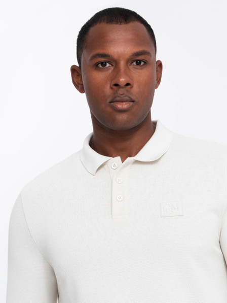 Ombre Clothing Férfi hosszú ujjú póló póló Ombre ruházat