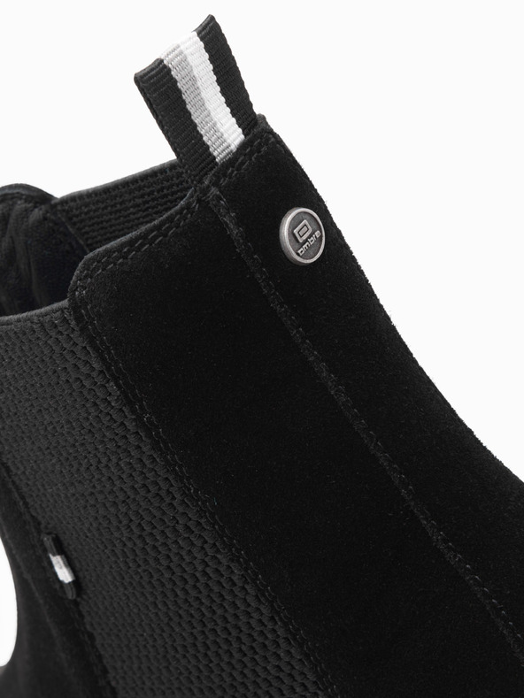 Ombre Clothing Férfi szarvasbőr magas sarkú cipő Ombre ruházat