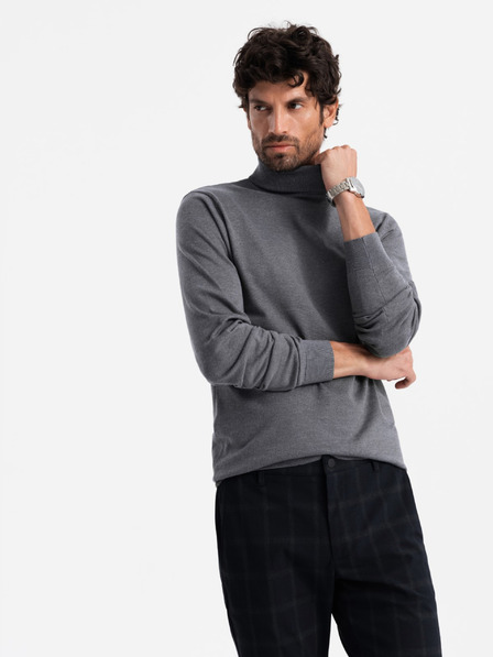 Ombre Clothing Férfi kötött garbó Ombre ruházat
